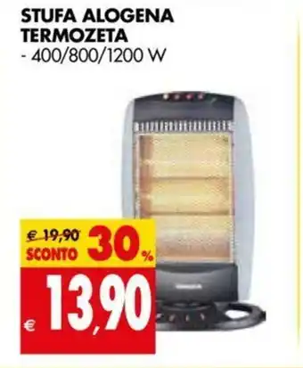 Tigros Stufa Alogena Termozeta offerta