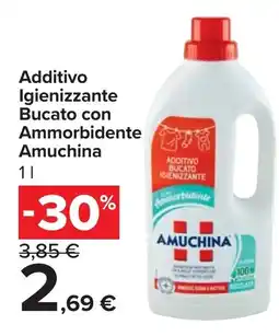 Carrefour Market Additivo Igienizzante Bucato con Ammorbidente Amuchina offerta