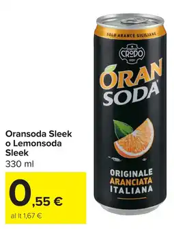 Carrefour Market Oransoda Sleek o Lemonsoda Sleek offerta