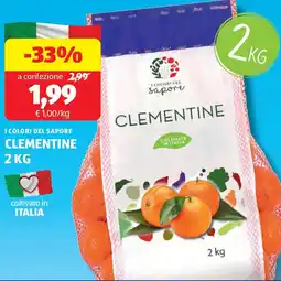 ALDI I colori del sapore clementine offerta