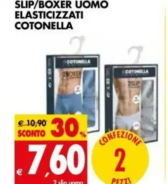 Tigros Slip/Boxer Uomo Elasticizzati Cotonella offerta