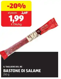 ALDI Il tagliere del re bastone di salame offerta