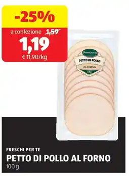 ALDI Freschi per te petto di pollo al forno offerta