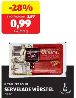 ALDI Il tagliere del re servelade würstel offerta