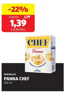 ALDI Parmalat panna chef offerta