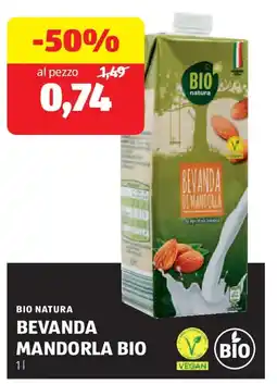 ALDI Bio natura bevanda mandorla bio offerta