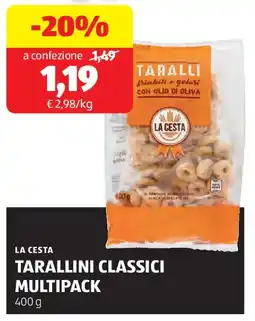 ALDI La cesta tarallini classici multipack offerta
