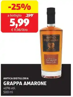 ALDI Antica distilleria grappa amarone offerta