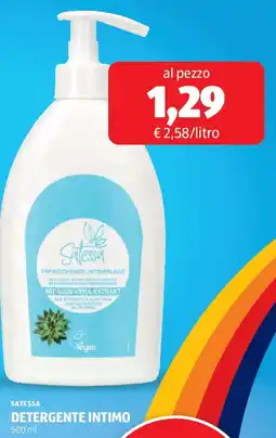 ALDI Satessa detergente intimo offerta