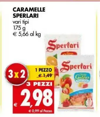 Tigros Caramelle Sperlari 175g offerta