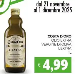Eté Costa d'oro olio extra vergine di oliva l'extra offerta