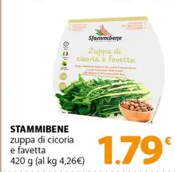 Famila Superstore STAMMIBENE zuppa di cicoria e favetta offerta