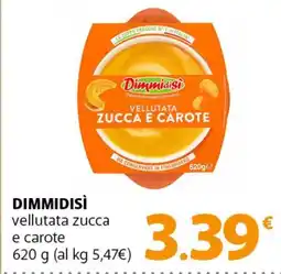 Famila Superstore DIMMIDISÌ vellutata zucca e carote offerta