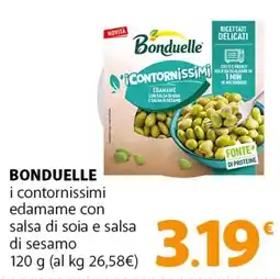 Famila Superstore BONDUELLE i contornissimi edamame con salsa di soia e salsa di sesamo offerta