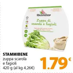 Famila Superstore STAMMIBENE zuppa scarola e fagioli offerta