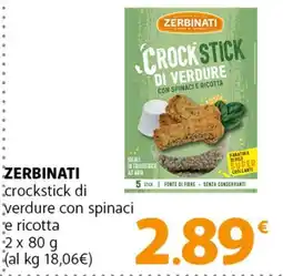 Famila Superstore ZERBINATI crockstick di verdure con spinaci e ricotta offerta