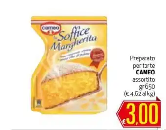 Maxi Supermercati Cameo Preparato per torte assortito 650gr offerta
