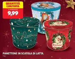 ALDI Panettone in scatola di latta offerta