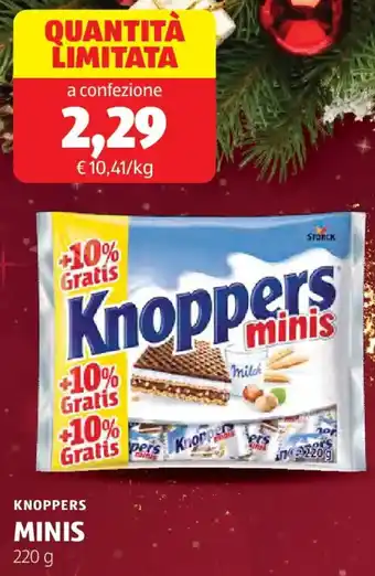 ALDI Knoppers minis offerta