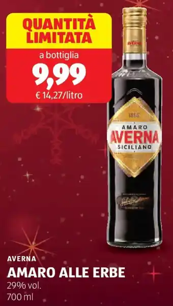 ALDI Averna amaro alle erbe offerta
