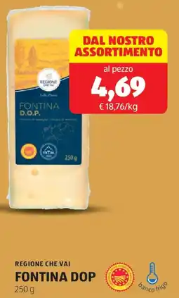 ALDI Regione che vai fontina DOP offerta