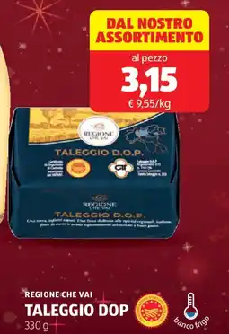 ALDI Regione che vai taleggio DOP offerta