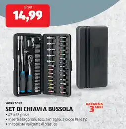 ALDI Workzone set di chiavi a bussola offerta