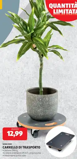 ALDI Workzone carrello di trasporto offerta