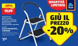 ALDI Workzone scala pieghevole, 2 gradini offerta
