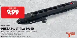 ALDI Workzone presa multipla da 10 offerta
