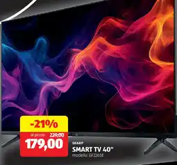 ALDI SHARP Smart tv 40" offerta