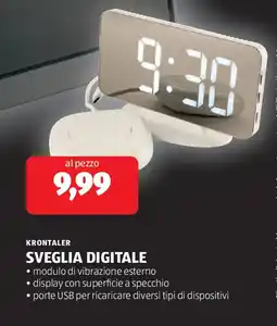 ALDI Krontaler sveglia digitale offerta