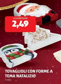 ALDI Tovaglioli con forme a tema natalizio offerta