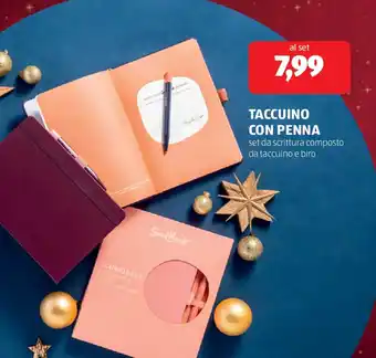 ALDI Taccuino con penna offerta