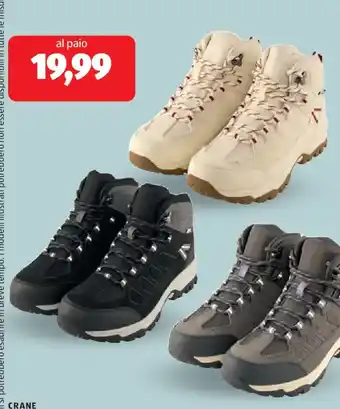 ALDI Crane scarponcini da trekking per uomo e donna offerta