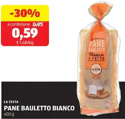 ALDI La cesta pane bauletto bianco offerta