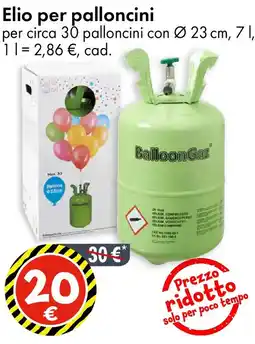 Tedi Elio per palloncini offerta