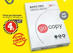 Tedi Carta per fotocopie A4 go copy offerta