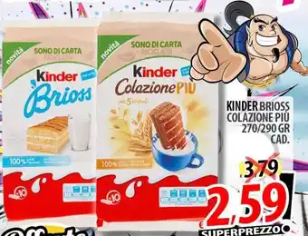 Il Genio Supermercato Kinder brioss colazione più offerta