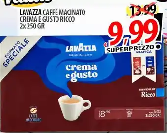 Lavazza caffè macinato crema e gusto ricco