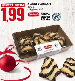 Eurospin Dolciando alberi glassati offerta