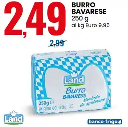 Eurospin Land burro bavarese offerta