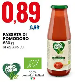 Eurospin Amo essere bio passata di pomodoro offerta