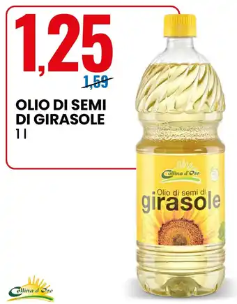 Collina d'oro olio di semi di girasole
