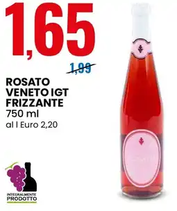 Eurospin Rosato veneto igt frizzante offerta
