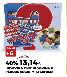 Ipercoop Indovina chi? indovina il personaggio misterioso offerta