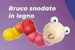 Ipercoop Bruco snodato in legno offerta