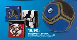 Ipercoop Pallone calcio cucito ufficiale con scatola 400 gr offerta