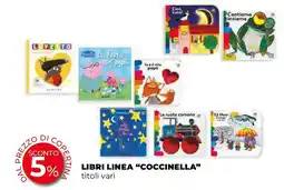 Ipercoop Libri linea "coccinella" offerta