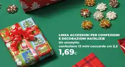 Ipercoop Linea accessori per confezioni e decorazioni natalizie offerta